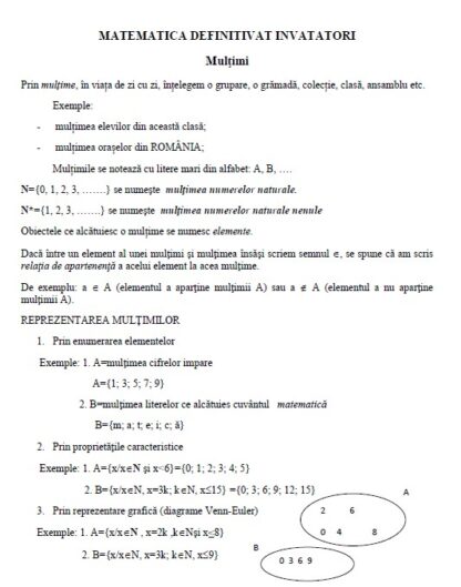 Breviar matematica pentru definitivat și titularizare învățători - imagine 2