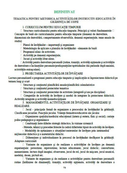 Breviar pentru definitivat si titularizare educatori - imagine 4