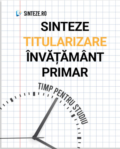 Sinteze titularizare învățământ primar