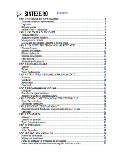 Pachet sinteze grad didactic II educatori - imagine 4